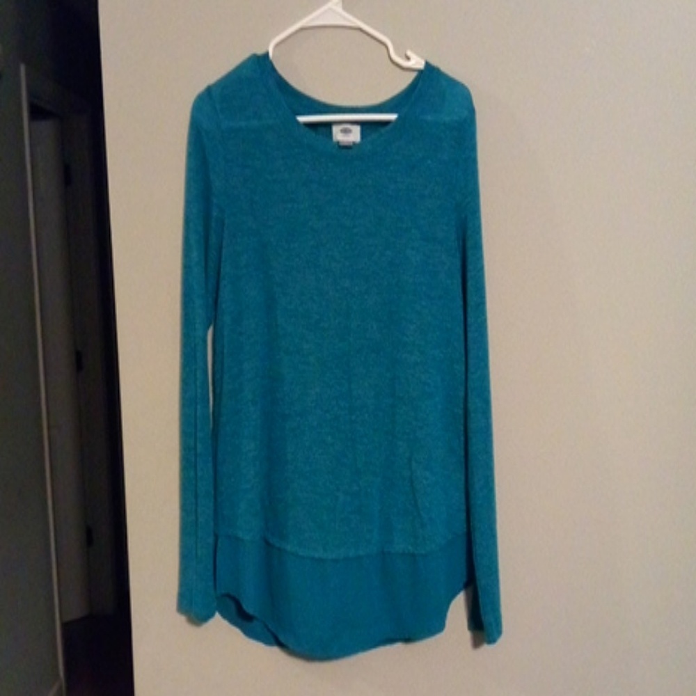 Old Navy oversized long sleeved shirt size XS